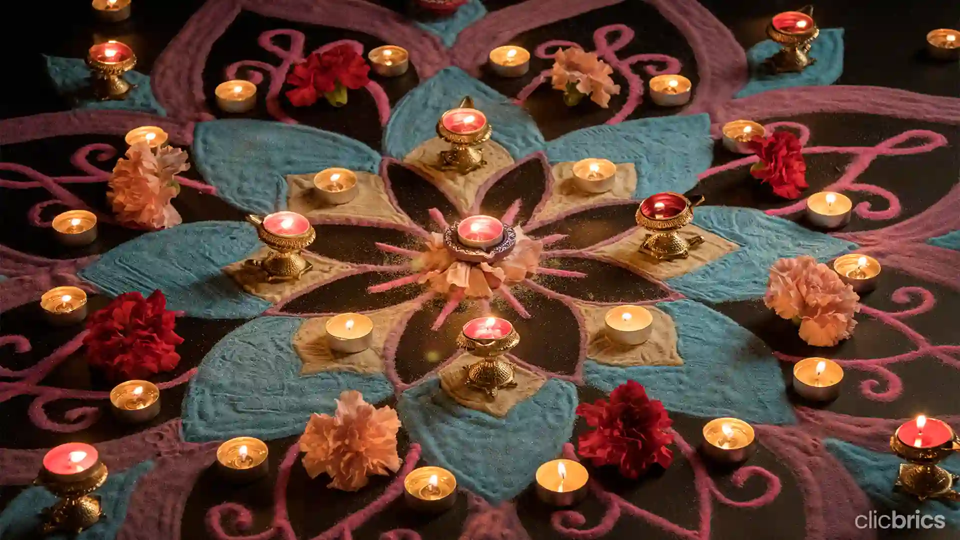 easy rangoli designs for diwali